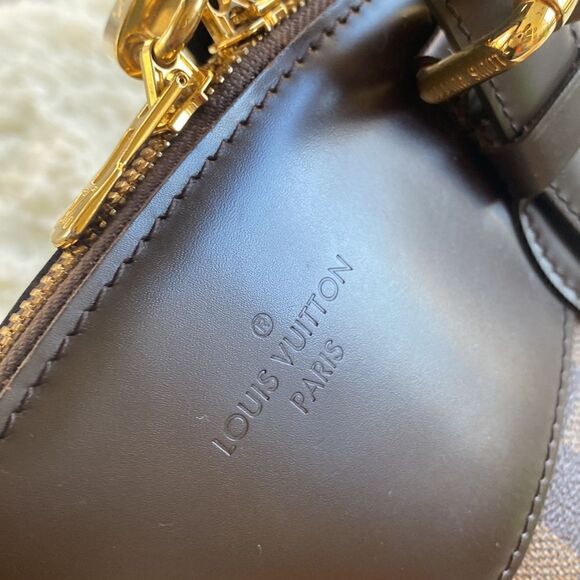 LOUIS VUITTON Authenticated Damier Ebene Verona MM Bag - Picture 6 of 16